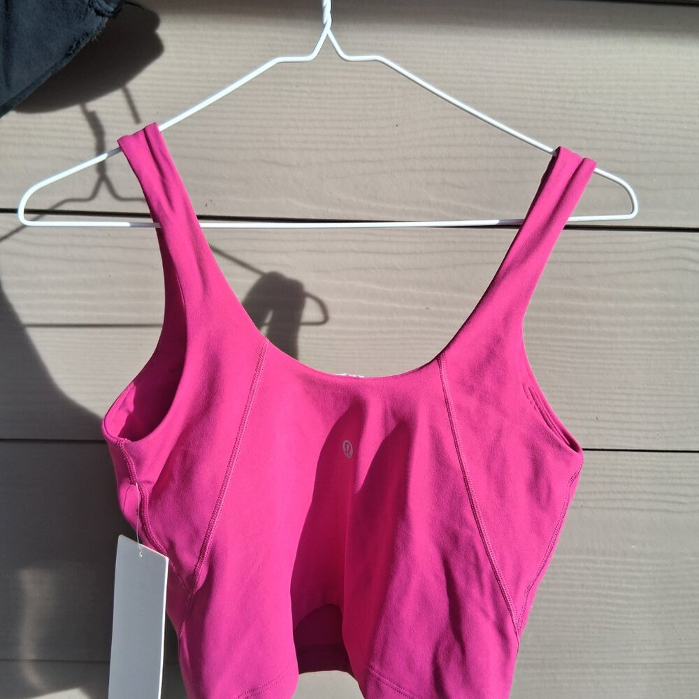 Lululemon Align Cropped Tank- Size 6- Ripened Raspberry - Picture 9 of 9